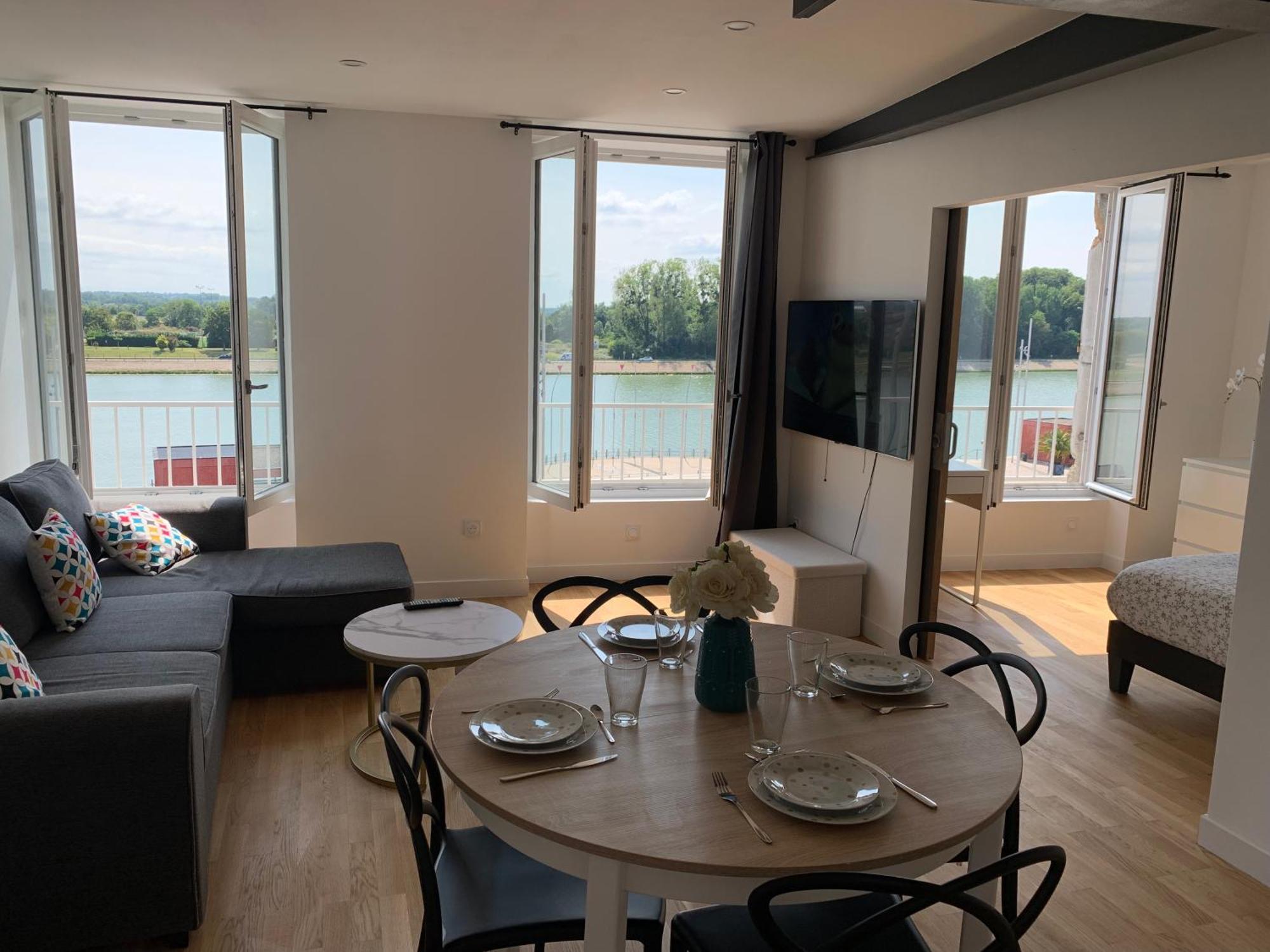 Appartement Neuf, Vue Sur Saone Mâcon Dış mekan fotoğraf