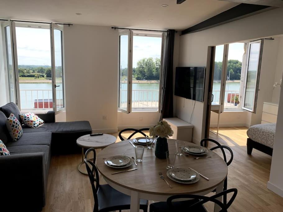 Appartement Neuf, Vue Sur Saone Mâcon Dış mekan fotoğraf